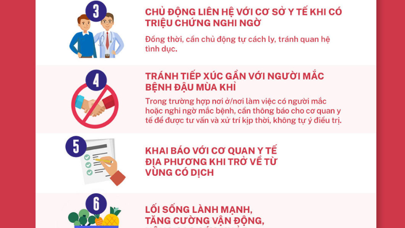 cách phòng bệnh đậu mùa khỉ